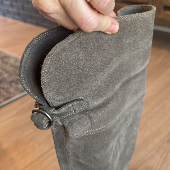 FRYE SUEDE LUCINA SLOUCH BOOT SIZE 7 KNEE HIGH OR OVER THE KNEE EEEUC - Picture 10 of 13